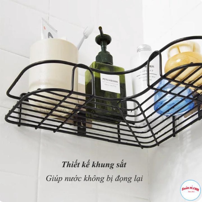 [ HỎA TỐC ] COMBO 1- 2 Kệ Góc Sắt góc tường Siêu Chắc - kệ đựng rất nhiều đồ phòng tắm siêu dính