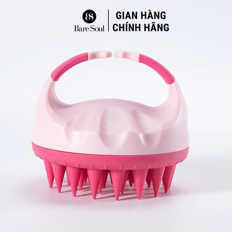Ảnh Lược Gội Đầu Cao Cấp Silicone BareSoul Massage Đầu Giảm Stress, Ngừa Rụng Tóc 4