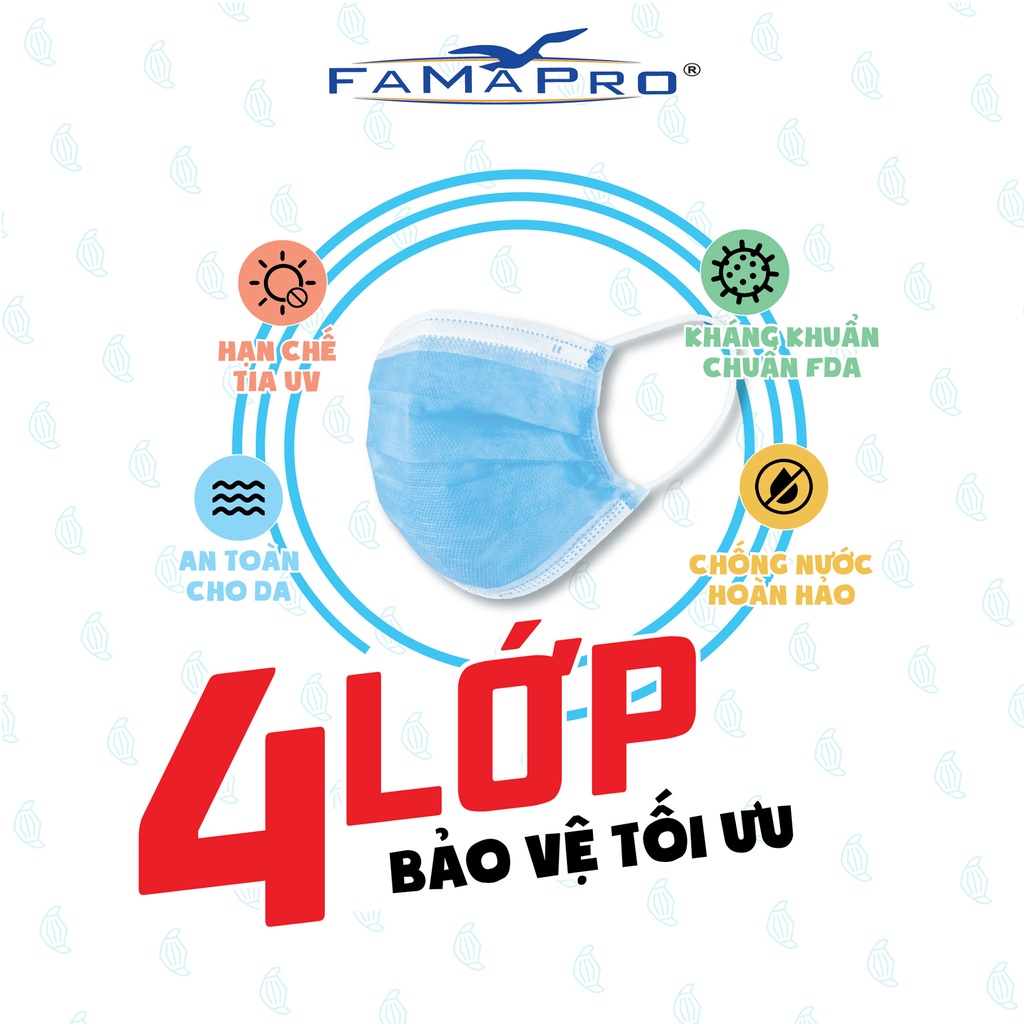 Ảnh Khẩu trang y tế kháng khuẩn 4 lớp Famapro Vải SMS Siêu mềm mượt 4