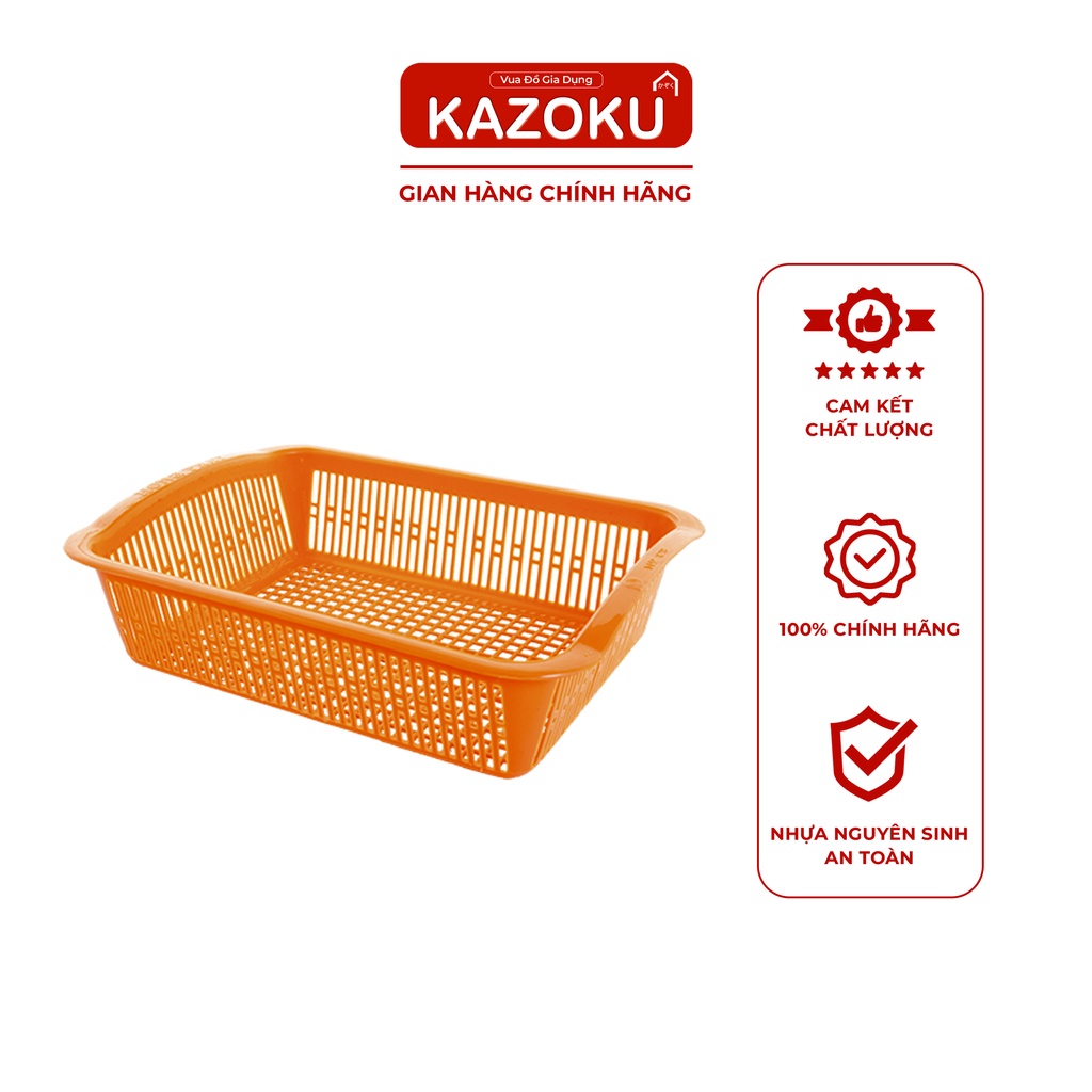 Rổ Nhựa Chữ Nhật Đựng Đồ SỈ - 50 Cái - [HPRV] - Vua Gia Dụng Kazoku
