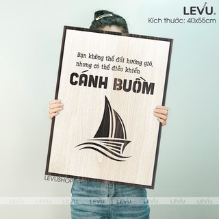 Tranh treo phòng làm việc tạo động lực thúc đẩy sáng tạo LEVU032