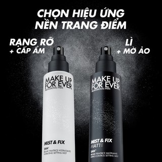 Xịt Khóa Cố Định Lớp Trang Điểm Kiềm Dầu MIST & FIX MATTE 100ml - MAKE UP FOR EVER