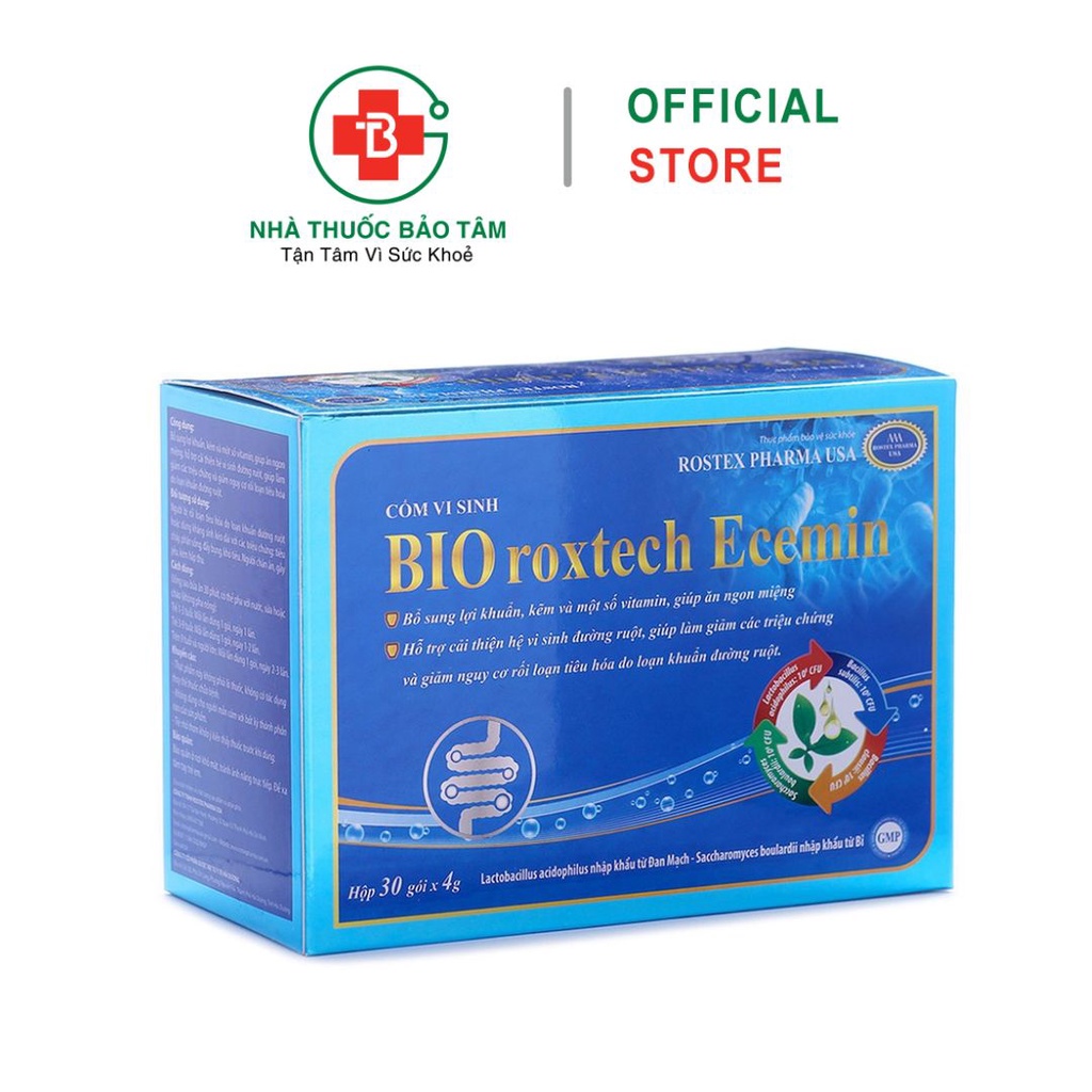 Cốm vi sinh BIO Roxtech Ecemin giúp bé ăn ngon, tiêu hóa tốt, giảm rối ...