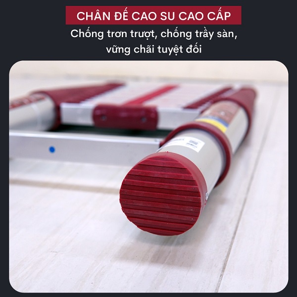 Thang rút nhôm Nhập Khẩu 3,8m - 4,4m - 5m gấp gọn FUJIHOME