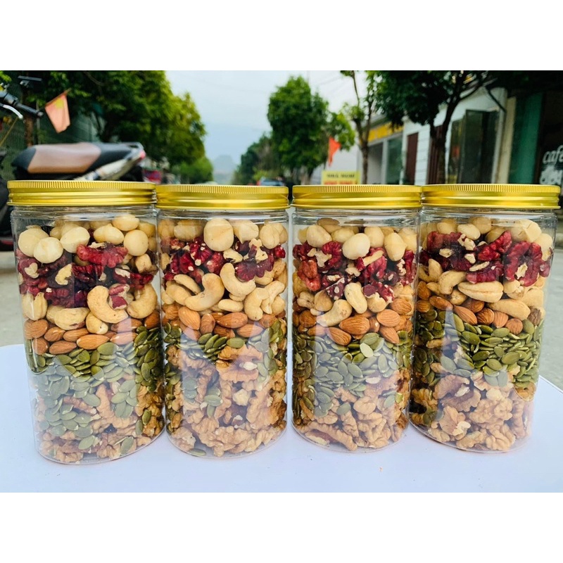 Hạt Dinh Dưỡng mix 6 loại hạt 500g Đã Sấy Chín Ăn Liền