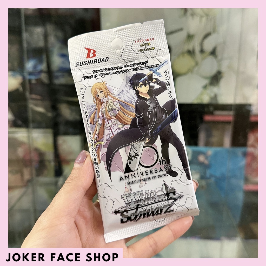 Weiss Schwarz SAO 10th Anniversary Booster Pack – Japanese Sword Art Online