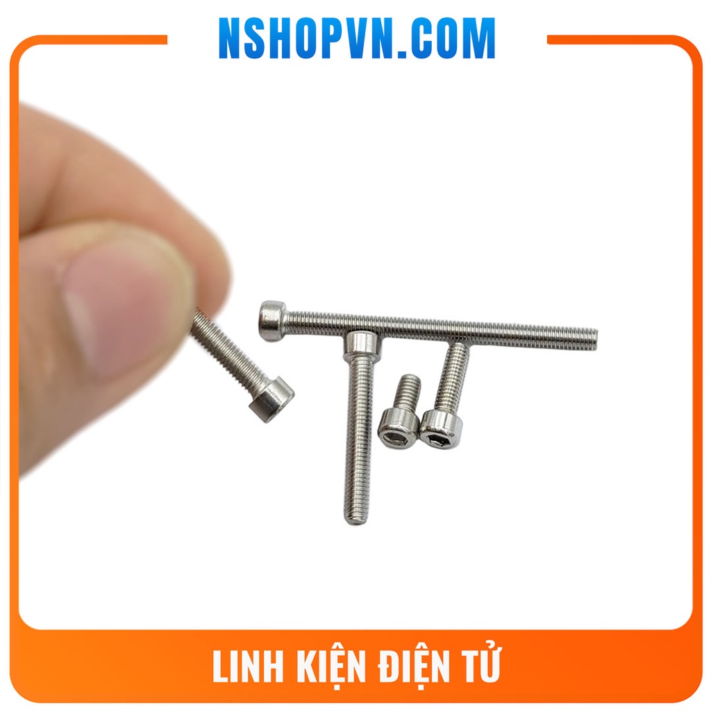 Ốc lục giác inox 201 M3 đầu tròn (10 con) nhiều kích thước | Shopee ...