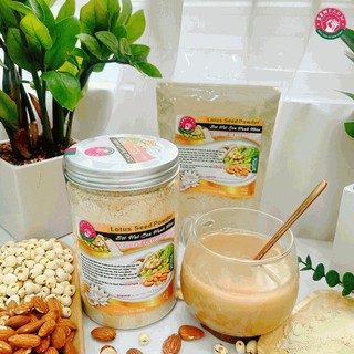 Bột hạt sen Hạnh Nhân thượng hạng senfarm - Không đường