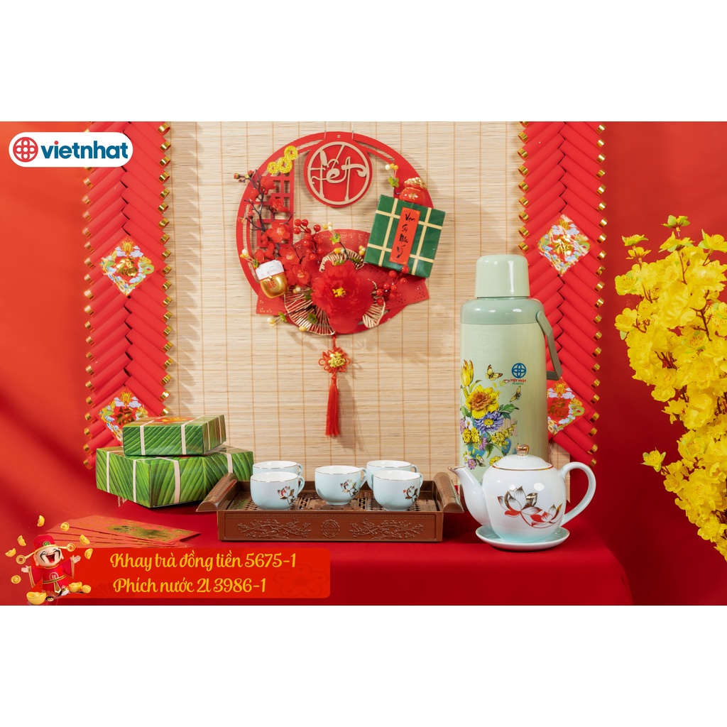 Vỏ phích nước 2L (chỉ bán vỏ ko có lõi thủy tinh) 3986-1, Vỏ Phích đựng nước nóng Việt Nhật