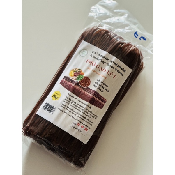 Bún ,Phở Gạo Lứt Đỏ Thực Dưỡng 500gr ,Sản Phẩm Ăn Kiêng ,Giảm Cân.