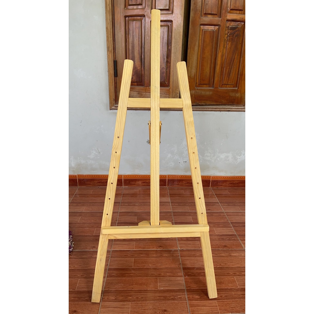 Giá gỗ để vẽ, giá vẽ tranh, giá đỡ bảng, giá để ảnh cưới, chân đỡ menu,  trưng bày, đủ cỡ 1m, 1m3, 1m7 điểu chỉnh được | Shopee Việt Nam