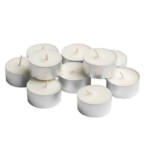 combo 10 nến -  đèn cầy trang trí viên tròn mini cháy hơn 4 giờ