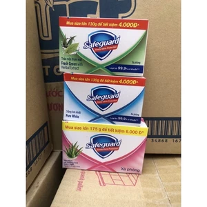 Combo 5 cục xà phòng Safeguard 115gr cục đủ màu