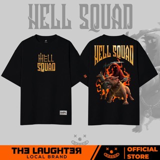 Local brand LAUGHTER HELL SQUAD T-SHIRT - Áo phông Basic Oversize Streetwear