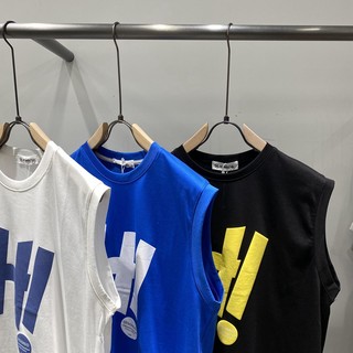Áo Ba Lỗ Tank Top Nam Nữ HI Cá Tính Nam Nữ, Cotton 100% Bo Cổ Siêu Nét 5D Hè 2023