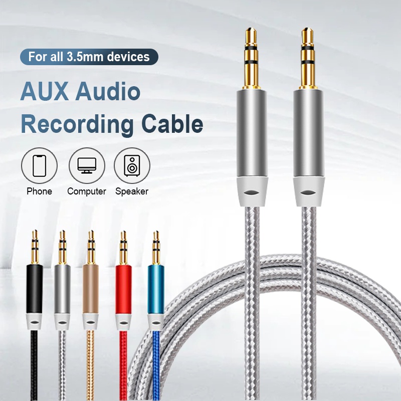 Jack Cắm 2 Đầu 3.5mm Dây AUX nối loa và các thiết bị điện thoại máy ...