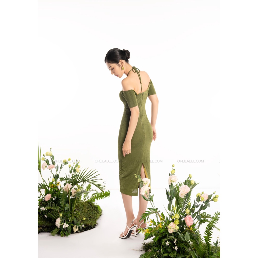 Halia Dress - Đầm body thun kiểu ngực - ORLI LABEL