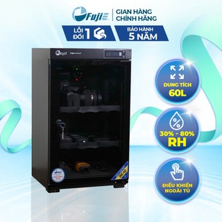 Tủ chống ẩm máy ảnh FujiE DHC60 - dung tích 60 lít -  nhập khẩu chính hãng - bảo hành toàn quốc