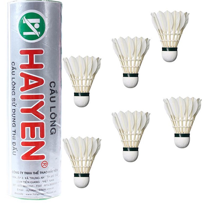 Hộp Cầu Lông Hải Yến Quả Cầu Lông Hải Yến Bạc (1 Hộp / 12 Quả) | Shopee Việt Nam