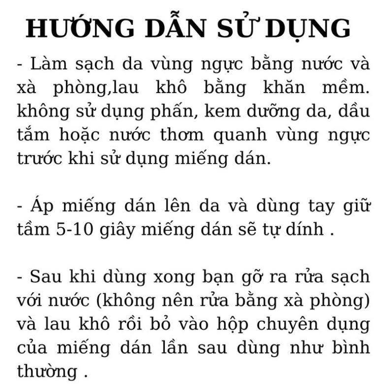 Miếng dán ngực silicon nhiệt tự thân ko keo dán siêu mỏng tàng hình (   hot)