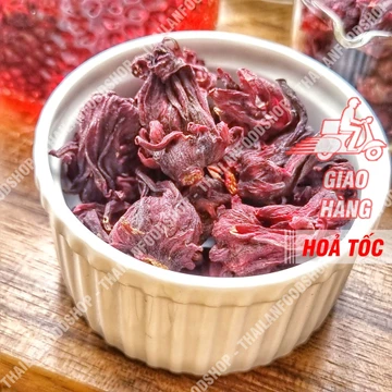 Trà Hoa Atiso Đỏ Sấy Lạnh Túi 100Gram (Hoa Hibiscus/ Hoa Bụp Giấm)