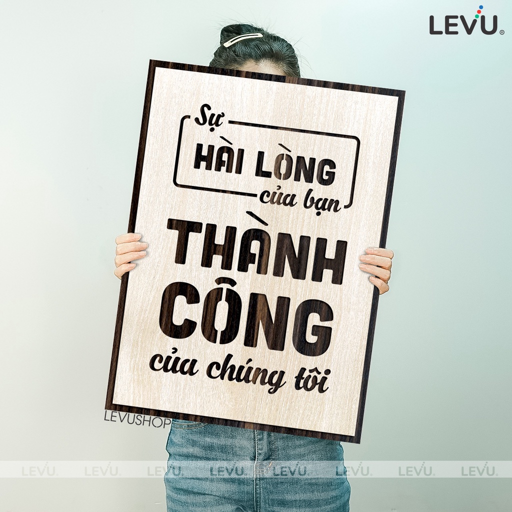 Tranh trang trí LEVU085: Sự hài lòng của bạn là thành công của chúng tôi