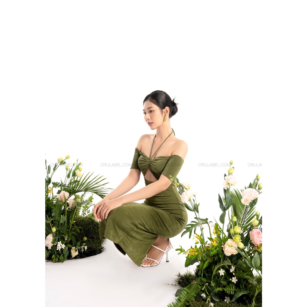 Halia Dress - Đầm body thun kiểu ngực - ORLI LABEL