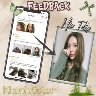 Thuốc Nhuộm Tóc Nâu Rêu | Lên Từ Nền Tóc Nâu 100g - Thuốc nhuộm tóc Khanh.Color