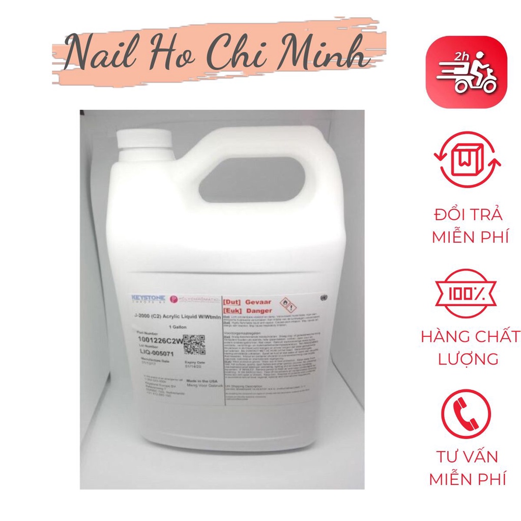 [CHÍNH HÃNG] Dung dịch tím KEYSTONE chính hãng - Nước đắp bột móng tay, nặn hoa chuyên dụng làm nails