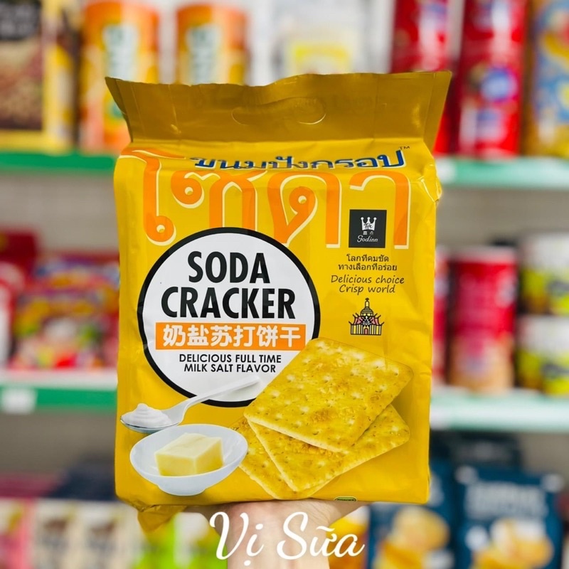 [Bịch 400gr] 𝐁𝐚́𝐧𝐡 𝐒𝐎𝐃𝐀 𝐂𝐑𝐀𝐂𝐊𝐄𝐑 𝐓𝐡𝐚́𝐢 𝐋𝐚𝐧