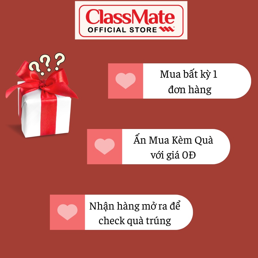 [Quà tặng không bán] Quà tặng may mắn ClassMate