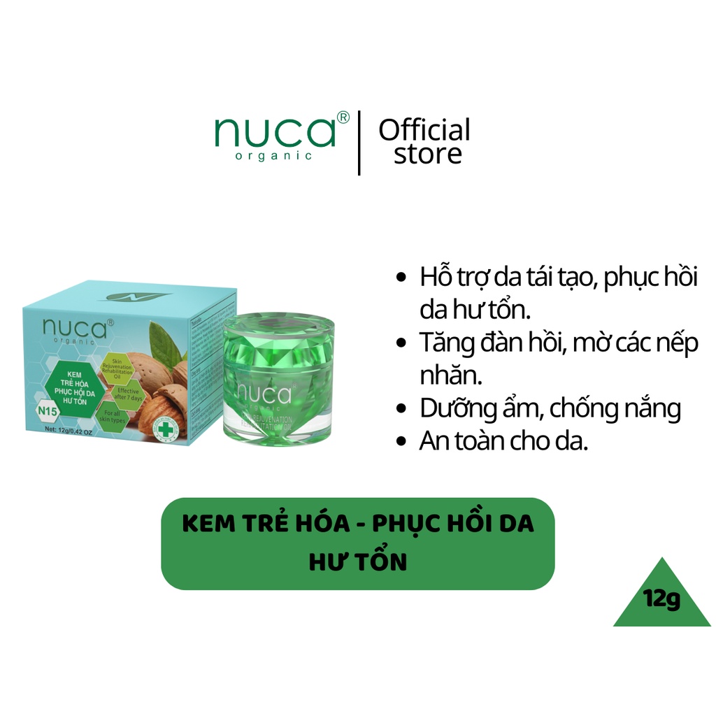 Kem NUCA Kem Trẻ Hóa Phục Hồi Da Hư Tổn NUCA