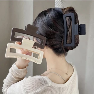 Kẹp Tóc Càng Cua 13CM Nhám Đơn Giản Thời Trang Chất Lượng Cao Cho Nữ