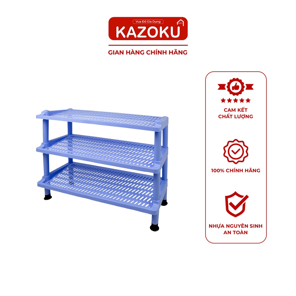Kệ Dép Đại Nhựa Nam Dương - 64cm x 26cm - 2 Tầng/ 3 Tầng/ 4 Tầng - [KDD]