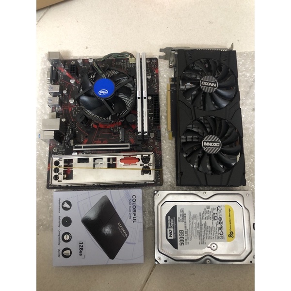 Combo i5 9400f + Ram 16Gb ( 2x8Gb)/Main B365 /ssd 256Gb | Shopee 