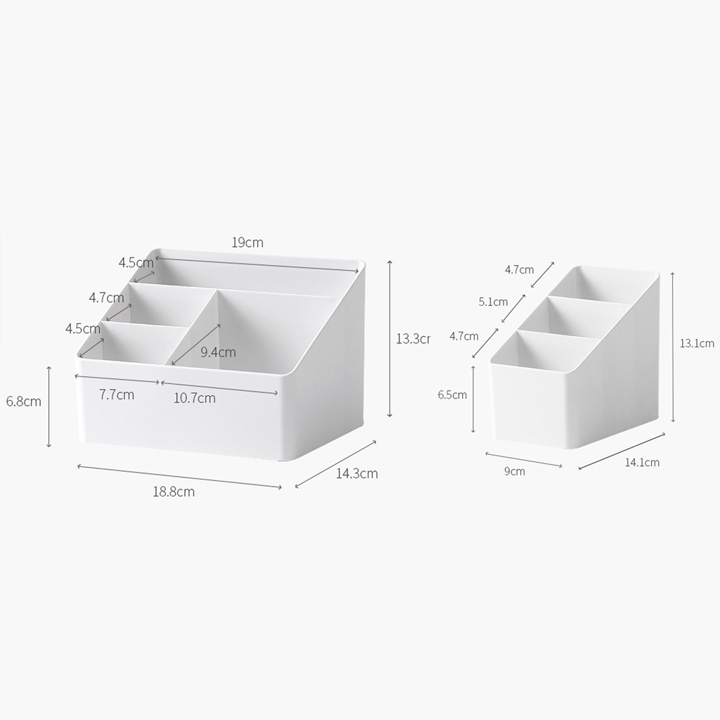 Khay để đồ dùng nhỏ chia ngăn đựng mỹ phẩm văn phòng hộp đựng bút để bàn đề bàn decor đa năng để điều khiển babo (TC29)
