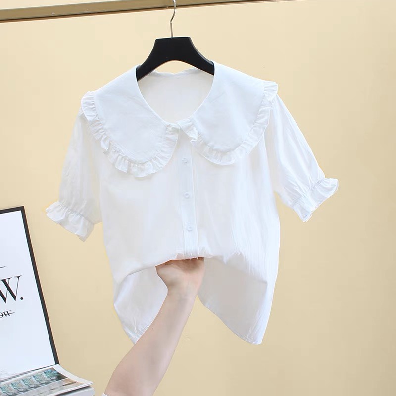 Áo sơ mi bé gái size đại BEESHOP áo cổ bèo cho bé H24040