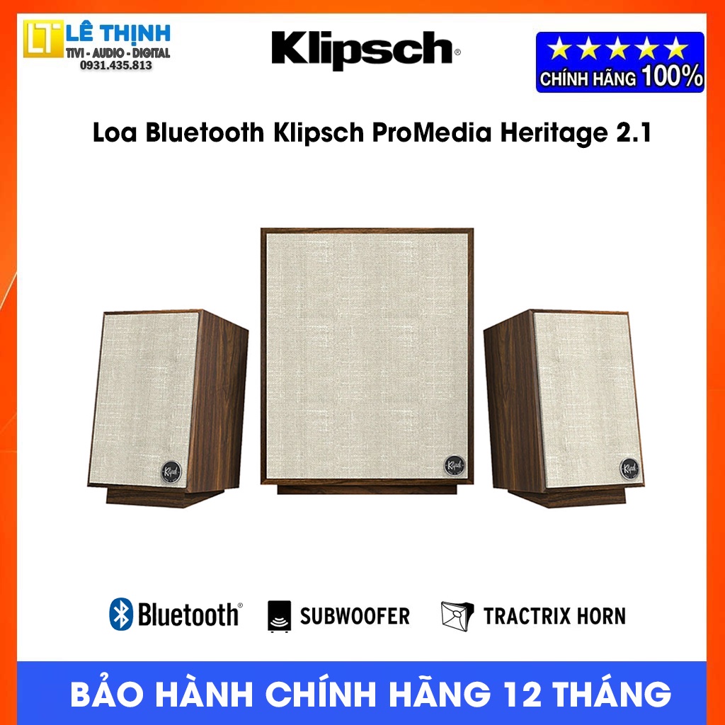 Loa Bluetooth Klipsch ProMedia Heritage 2.1 Chính hãng ( New 100