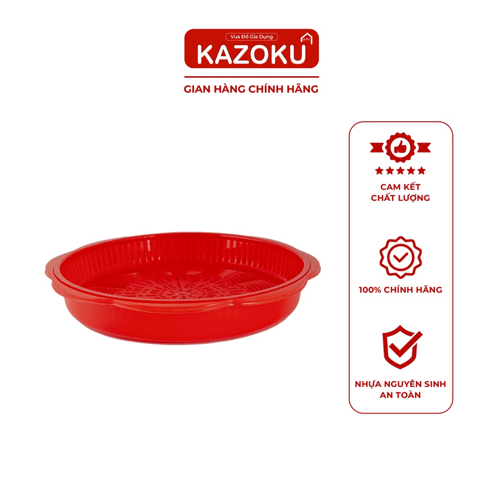 Khay Úp Ly, Cốc Bông Mai - Khay Nhựa Kazoku ( Vàng Trứng gà, Đỏ, Dương, Ngọc) - [HPULT] - Vua Đồ Gia Dụng Kazuko