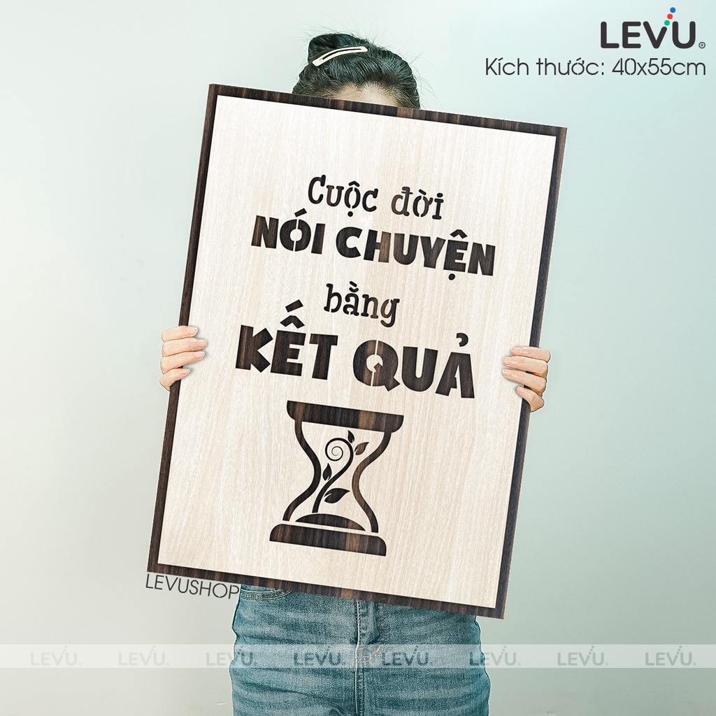 Tranh động lực tạo cảm hứng làm việc học tập hiệu quả LEVU024
