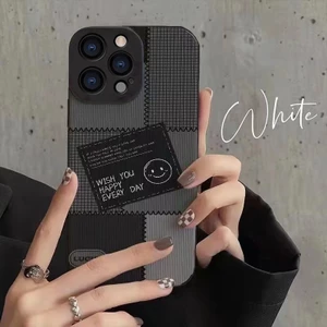 Ốp Điện Thoại Mềm Chống Sốc Họa Tiết Mặt Cười Cho iphone 14 promax 14 pro 14 Plus 11 12 13 / 6 / 7 / 8plus / X ma tr8101