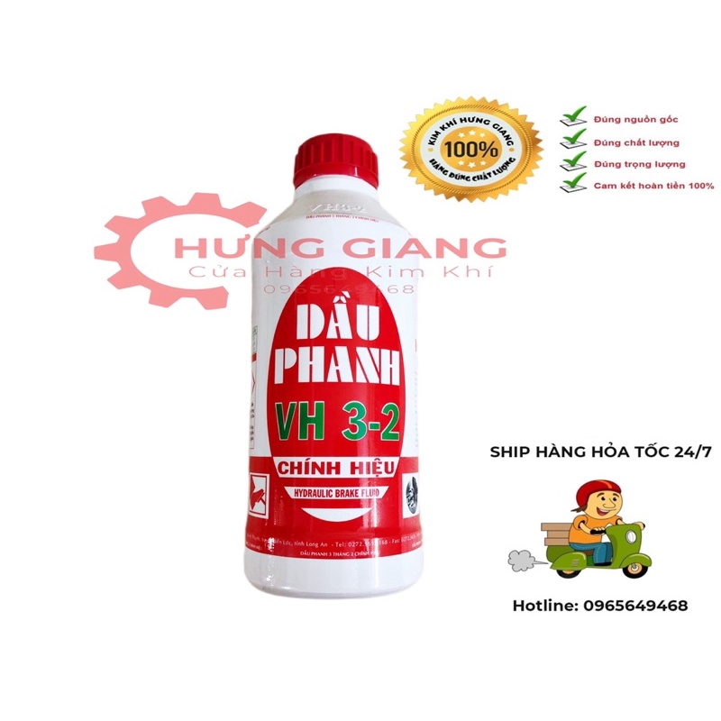Dầu Phanh, Dầu Thắng Ô Tô Xe Máy Chính Hiệu 1 lít