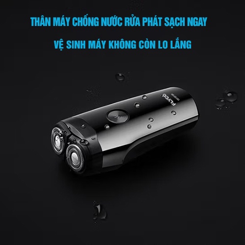 Ảnh Máy Cạo Râu Mini Flyco FS181VN 2 Lưỡi Kép Thân Máy Kháng Nước - Hàng Chính Hãng 3
