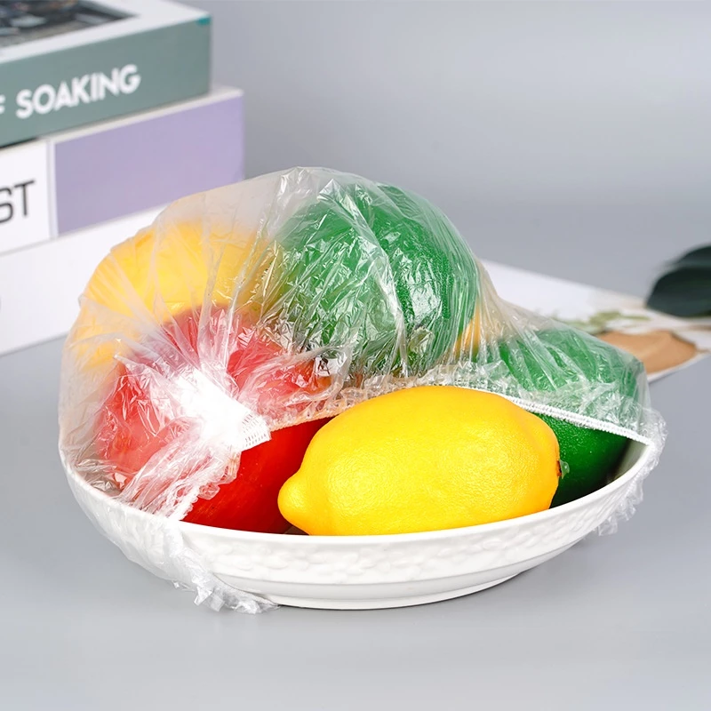 Túi bọc thực phầm set 100 cái , màng bọc thực phẩm có chun co dãn tiện dụng