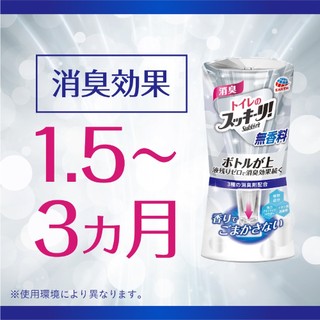 Hộp Khử Mùi Phòng Vệ Sinh Hakugen Earth Sukki-ri Không Mùi Nhật Bản 400ml