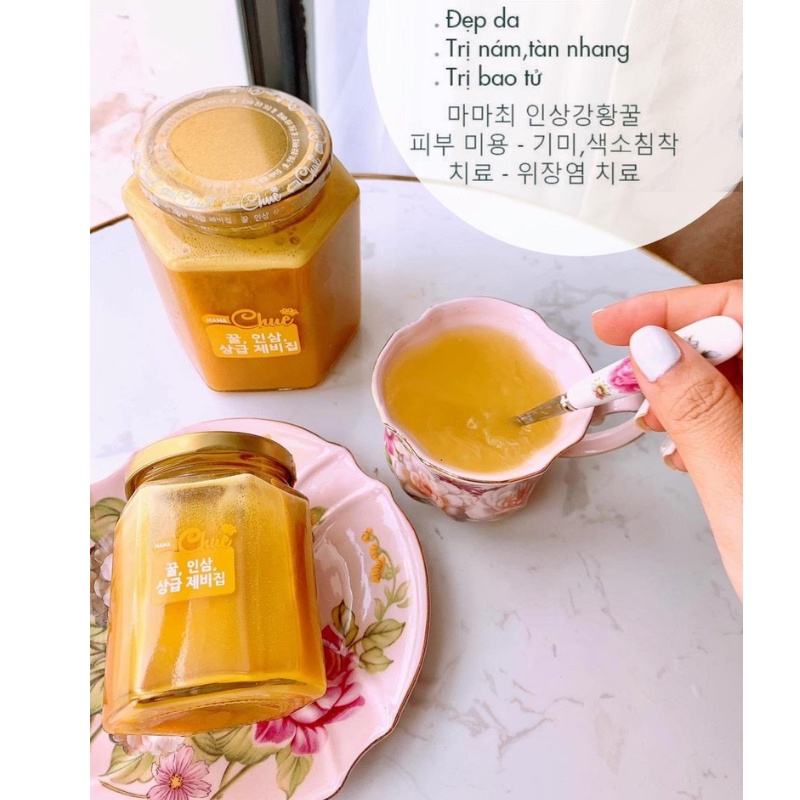 Sâm nghệ mật ong Hàn Quốc Mamachue hủ 500ml