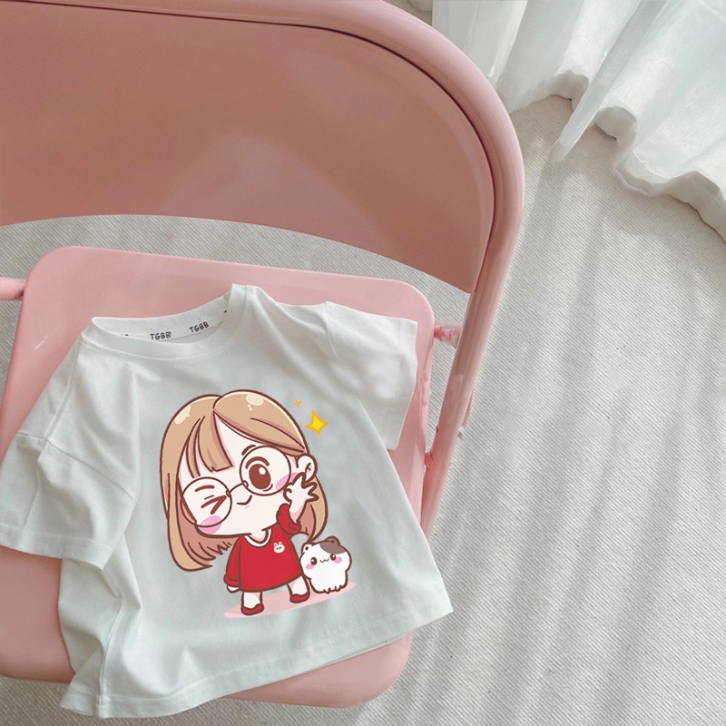 Ảnh Áo Phông Bé Gái IN Hình Dễ Thương,Co Dãn 4 Chiều, Thoáng Mát, Dễ Phối Đồ - BabyBoo - PiBo Store-CTCT 3