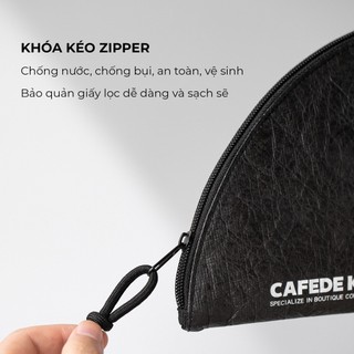 [VOLCANO] Túi da đựng giấy lọc cà phê CAFEDE KONA