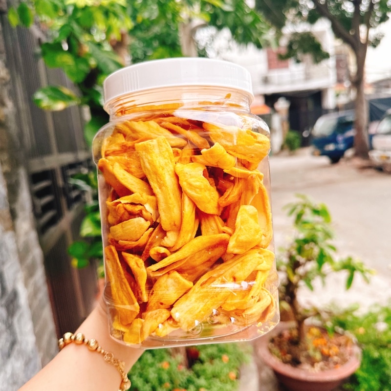 Mít Thái A sấy giòn loại 1 giòn ngọt-Hộp vuông 300G
