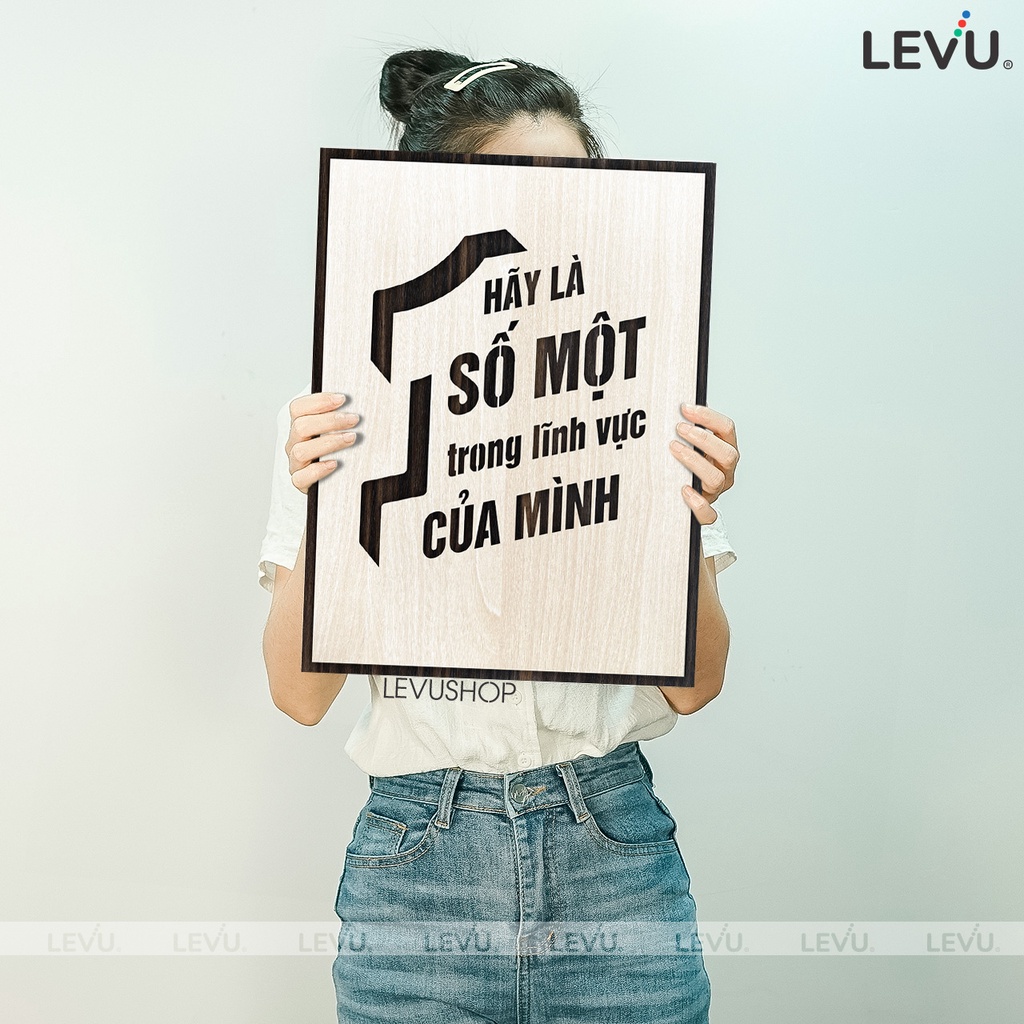Tranh Phòng Giám Đốc LEVU095: Hãy luôn là số một trong lĩnh vực của mình